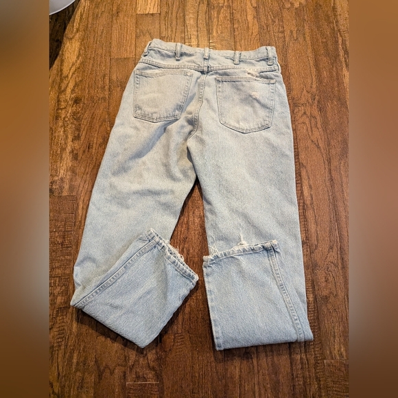Vintage Wrangler Legendary Gold, VF Jeanswear, Thrashed straight jeans sz 33x32 - Picture 9 of 9